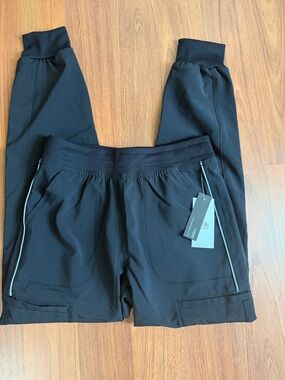 Cherokee Infinity Black Jogger Scrub Pants